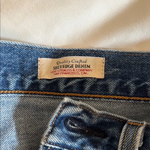 Levi’s 501® ORIGINAL SELVEDGE WOMEN'S JEANS size 28 x26L - Picture 7 of 10